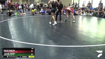 150 lbs Round 3 (6 Team) - Ollie Phelps, Team Chattanooga vs Jacob Sweet, Gulf Coast WC