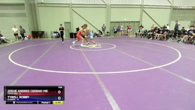 144 lbs Semis & 3rd Wb (16 Team) - Josue Andres Cedeno Mendoza, Texas Red vs Tyrell Robby, Florida