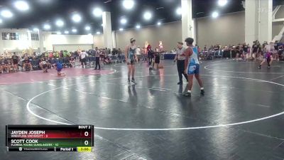 165 lbs Round 1 (6 Team) - Scott Cook, Florida Young Gunslingers vs Jayden Joseph, Wrestling University