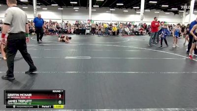 84 lbs Round 7 (8 Team) - Griffin McNair, NC National Team vs James Triplett, Team Germantown