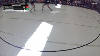 110 lbs Semifinal - Nicole Kuta, Lincoln East vs Drea Kruse, The Best Wrestler