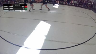 110 lbs Semifinal - Nicole Kuta, Lincoln East vs Drea Kruse, The Best Wrestler