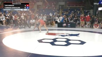 145 lbs Semis - Eve Skrocki, IA vs Jameson Strickland, PA
