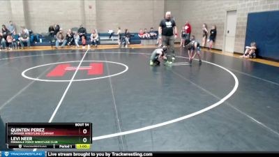 63 lbs Quarterfinal - Levi Neer, Ferndale Force Wrestling Club vs Quinten Perez, Punisher Wrestling Company