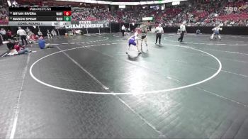 D1-120 lbs Cons. Round 1 - Bryan Rivera, Waukesha West vs Mason Spear, Waunakee
