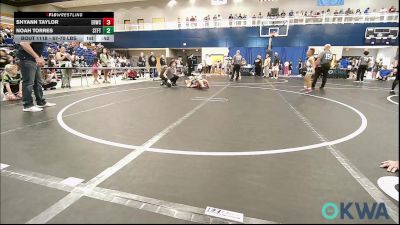 67-70 lbs Consolation - Shyann Taylor, El Reno Wrestling Club vs Noah Torres, Standfast