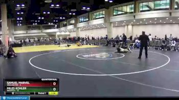 126 lbs Quarters & Wb (16 Team) - Samuel Marvel, Wellington vs Miles Kohler, Wasatch