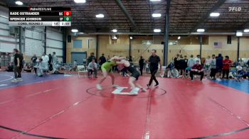 197 lbs Cons. Round 2 - Rade Ostrander, North Idaho College vs Spencer Johnson, Providence (Mont.)