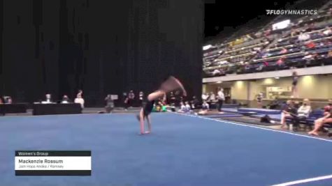 Mackenzie Rossum - Women's Group, Jam Hops Anoka / Ramsey - 2021 Women's Xcel Region 4 Championships