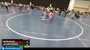 120 lbs Cons. Round 3 - Brayden Scheffers, IA vs Shayne Boutte, KS