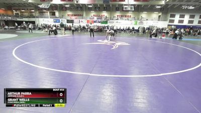 133 lbs Cons. Round 3 - Arthur Parra, Simpson (Calif.) vs Grant Wells, Concordia (Neb.)