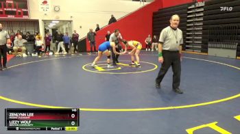 145 lbs 3rd Place Match - Zenlynn Lee, Mount Pleasant vs Lizzy Wolf, Benton Community