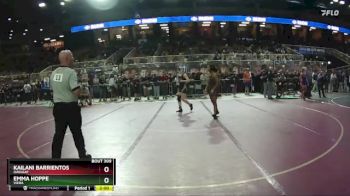 135 lbs Semifinal - Kailani Barrientos, Oakleaf vs Emma Hoppe, Viera