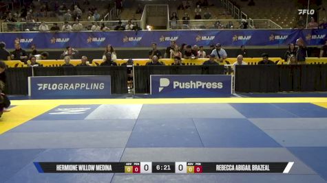 Rebecca Abigail Brazeal vs Hermione Willow Medina 2026 Pan Jiu Jitsu IBJJF Championship