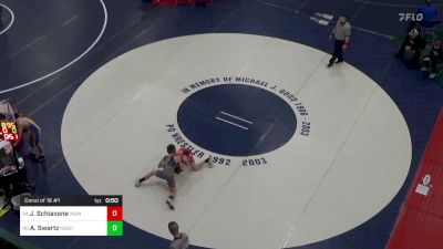 110 lbs Consi Of 16 #1 - Jake Schiavone, Abington Heights vs Ac Swartz, Neshaminy