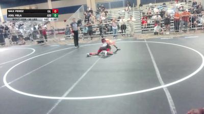95 lbs Round Of 32 - Max Perez, Cal Grapplers vs Joel Vela, Askeo International