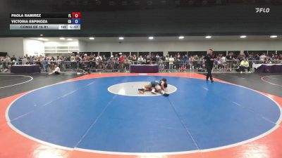 132 lbs Consi Of 16 #1 - Paola Ramirez, FL vs Victoria Espinoza, CA