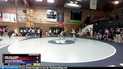 106 lbs Quarterfinal - Tre Hallford, Fighting Squirrels vs Nathan Ramsdell, Twin Falls High School Wrestli