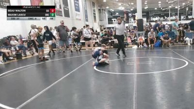 76 lbs Rr Rnd 3 - Beau Walton, Diamond State Inferno - EL vs Maxim Lascu, The Outsiders Wrestling Club - EL