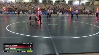50 lbs Cons. Semi - Avery Wright, Fairview Jackets Youth Wrestling vs Annsley Taylor, Vikings Wrestling Club