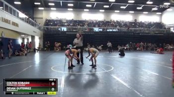 125 lbs Cons. Round 2 - Devan Guiterrez, Bakersfield vs Colton Kobashi, Fresno City College