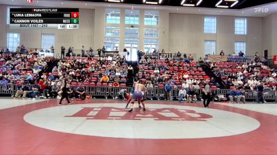 215 lbs Quarterfinal - Luka Lemaota, Father Ryan High School vs Cannon Voiles, McCallie School