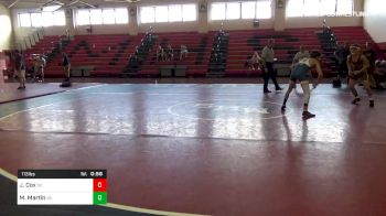 113 lbs Consi Of 8 #2 - Jacob Cox, Nc vs Max Martin, Va