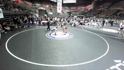 120 lbs Gabryel Juarez, KCWA - Kern County Wrestling Association vs Brice Bearchum, NAWA - North Area Wrestling Association
