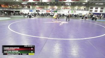 157 lbs Cons. Round 2 - Lleyton Hoover, University Of Saint Mary (KS) vs Caden Eggleston, Morningside (Iowa)