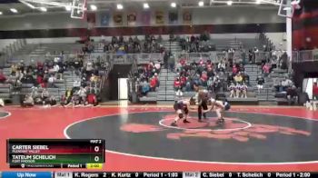 106 lbs Quarterfinal - Carter Siebel, Pleasant Valley vs Tateum Schelich, Fort Madison