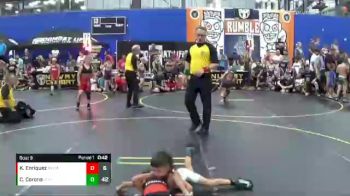 43 lbs Finals (8 Team) - Kemp Enriquez, No Escape Wrestling Academy vs Cooper Corona, Team Gotcha