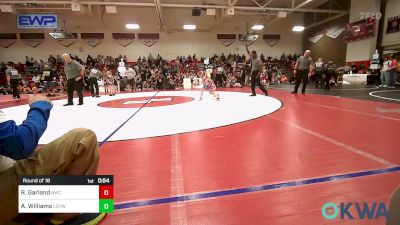 46 lbs Round Of 16 - Reagan Garland, Berryhill Wrestling Club vs Ashtyn Williams, Locust Grove Youth Wrestling