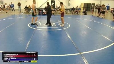 250 lbs Quarterfinals (8 Team) - Braxton Coey, Minnesota Red vs Max Kopplin, Iowa