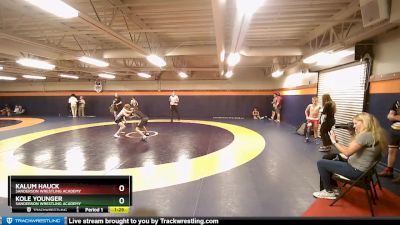 85-92 lbs Round 3 - Kole Younger, Sanderson Wrestling Academy vs Kalum Hauck, Sanderson Wrestling Academy