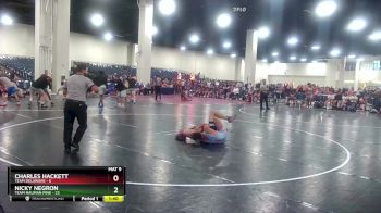 150 lbs Round 1 (8 Team) - Charles Hackett, Team Delaware vs Nicky Negron, Team Nauman Pink