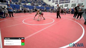 106 lbs Quarterfinal - Easton Witters, Cowboy Wrestling Club vs Jackson McCurley, Norman Grappling Club