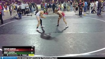 97 lbs Cons. Round 4 - Bret Coates, Duran Wrestling Club vs Tatum Garcia, Bear Cave Wrestling Club