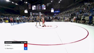 138 lbs Cons 64 #2 - Sid Dillon, CO vs Cale Stonitsch, IL