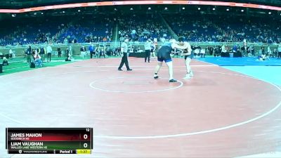 D2-285 lbs Semifinal - James Mahon, Goodrich HS vs Liam Vaughan, Walled Lake Western HS