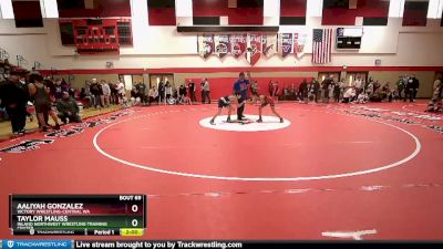 91-93 lbs Round 1 - Taylor Mauss, Inland Northwest Wrestling Training Center vs Aaliyah Gonzalez, Victory Wrestling-Central WA