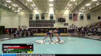138 lbs Quarterfinal - Sam Nosler, Fort Collins vs Christian Johnson, Douglas