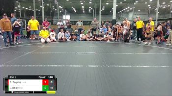 60 lbs Semis (4 Team) - Bradley Snyder, Terps Xpress ES vs Lachlan Beal, Terps Northeast ES