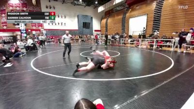 215 lbs Cons. Round 3 - Darren Calhoun, Pinedale vs Riggdon Smith, Central