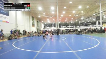 53 lbs Rr Rnd 4 - Bryce Tum, Team Nauman Wrestling Club - K6 vs Michael Kerns, Launch Wrestling Academy - K6
