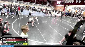 132 lbs Quarterfinal - Bryan Dickerson, Orting vs Darrell Nanpuya, Omak