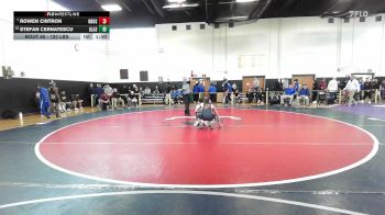120 lbs Round Of 16 - Rowen Cintron, New Britain vs Stefan Cernatescu, Glastonbury