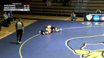 157 lbs Wesley Barnes, Clarion vs Kaleb Burgess, Buffalo