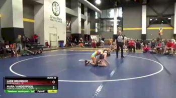 100 lbs Semis & Wb - Mara Vanderpool, Nebraska Wrestling Academy vs Jade Brundige, Missouri Gold