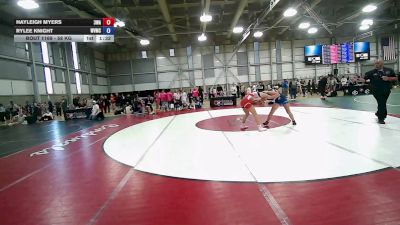 58 kg Cons. Rd Of 32 - Hayleigh Myers, 308 Wrestling Academy vs Rylee Knight, Wenatchee Valley Mat Cats Wrestling