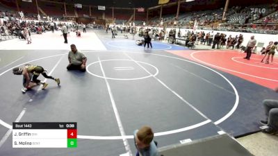 54 lbs Semifinal - Jackson Griffin, Division Bell Wrestling vs Steven Molina, Sentinels Wr Ac